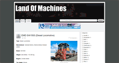 Desktop Screenshot of landofmachines.com